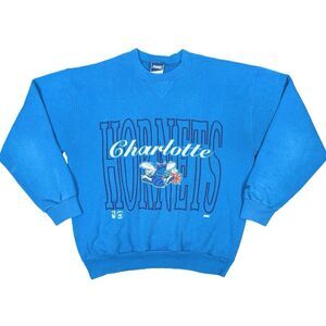 Vintage 90’s BIKE Charlotte Hornets Crew Neck Pullover - Size Large